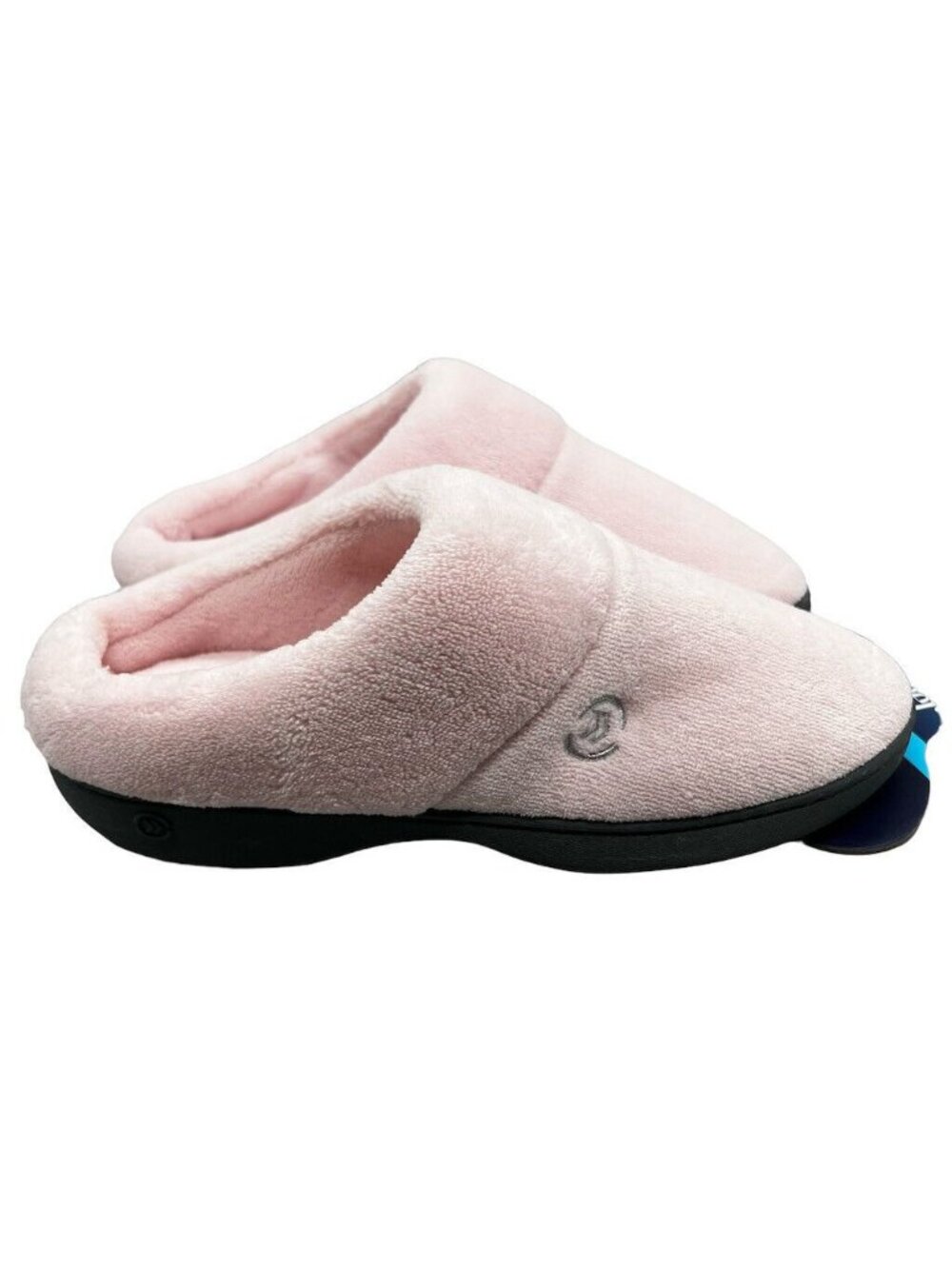 Isotoner Womens Pink Memory Foam Slippers Size Large (8.5-9) - Picture 3 of 8